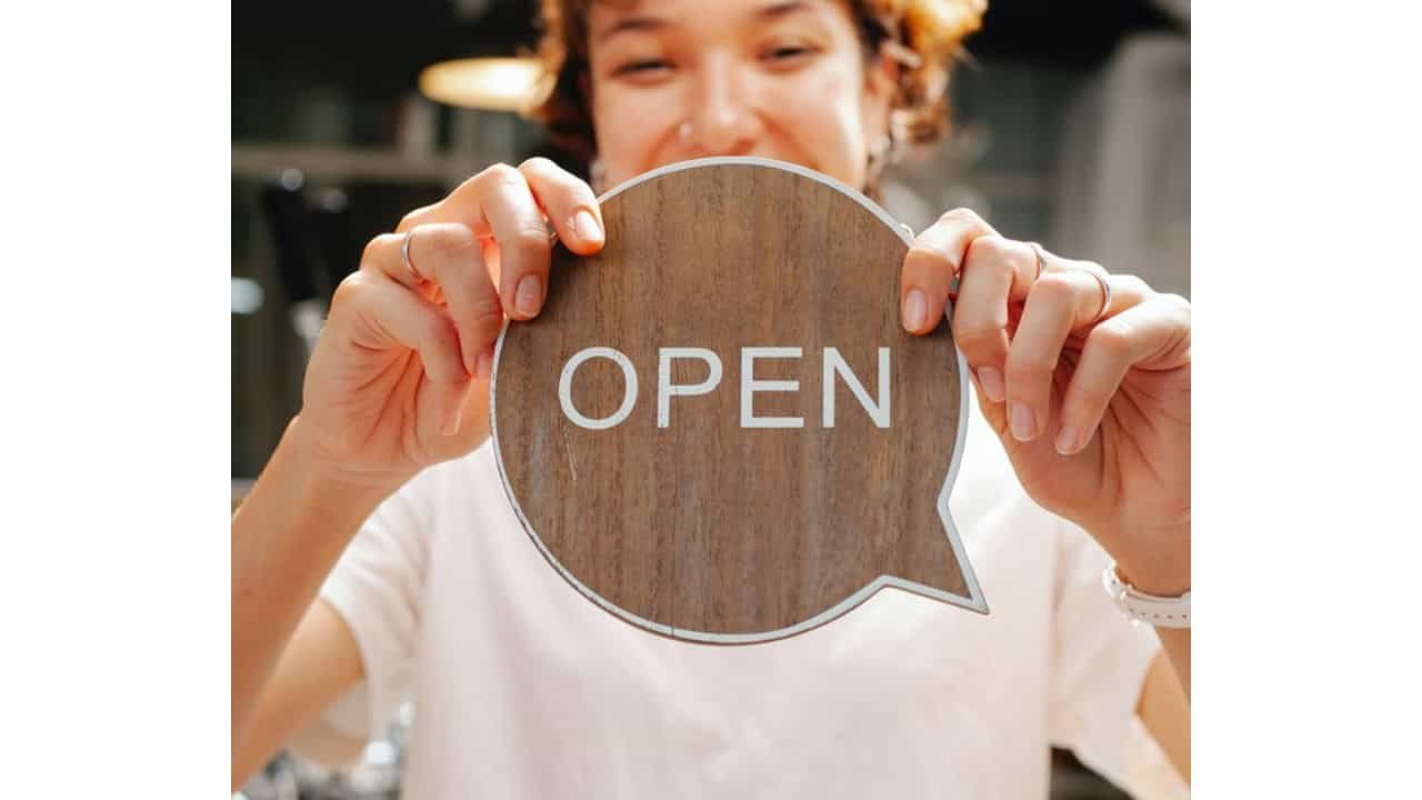 Open for business